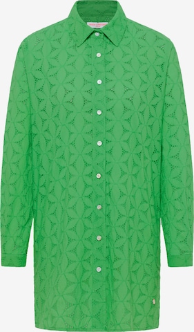 Frieda & Freddies NY Blouse in Green: front