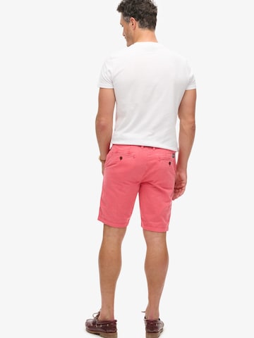 Regular Pantalon chino Superdry en orange