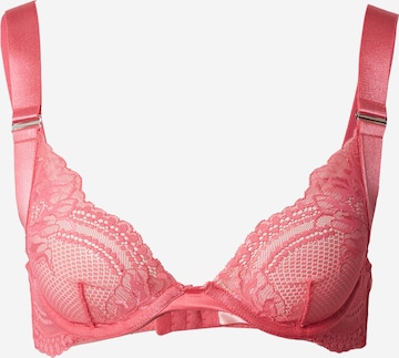 Hunkemöller Koszulkowy Biustonosz 'Hana' w kolorze różowy: przód