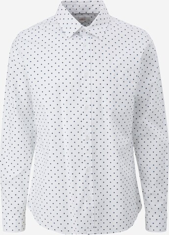 s.Oliver Button Up Shirt in White: front