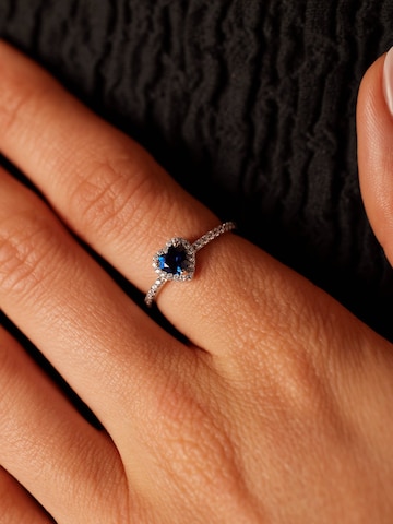 Lucardi Ring in Zilver: voorkant