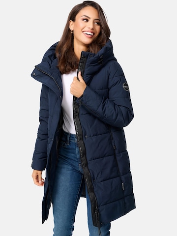 MARIKOO Winter Coat 'Karumikoo XVI' in Blue: front