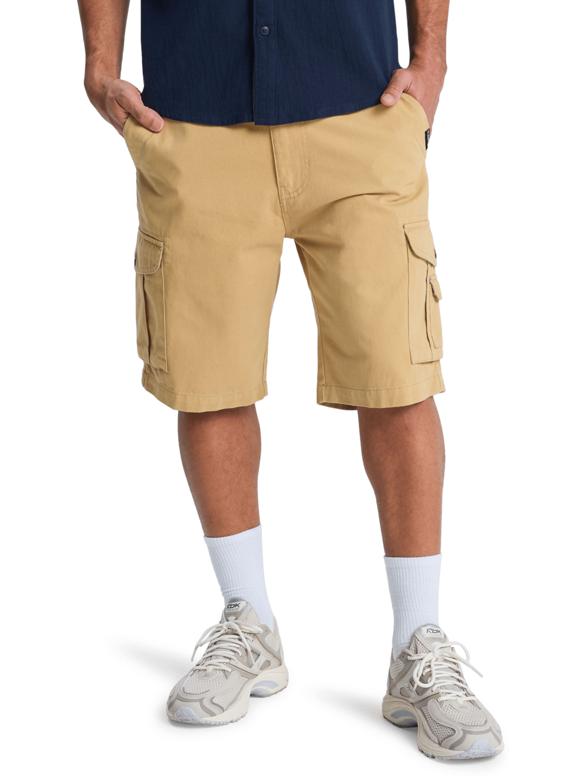 QUIKSILVER Regular Pants in Beige: front