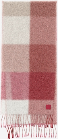 HUGO Schal in Rot: Vorderseite