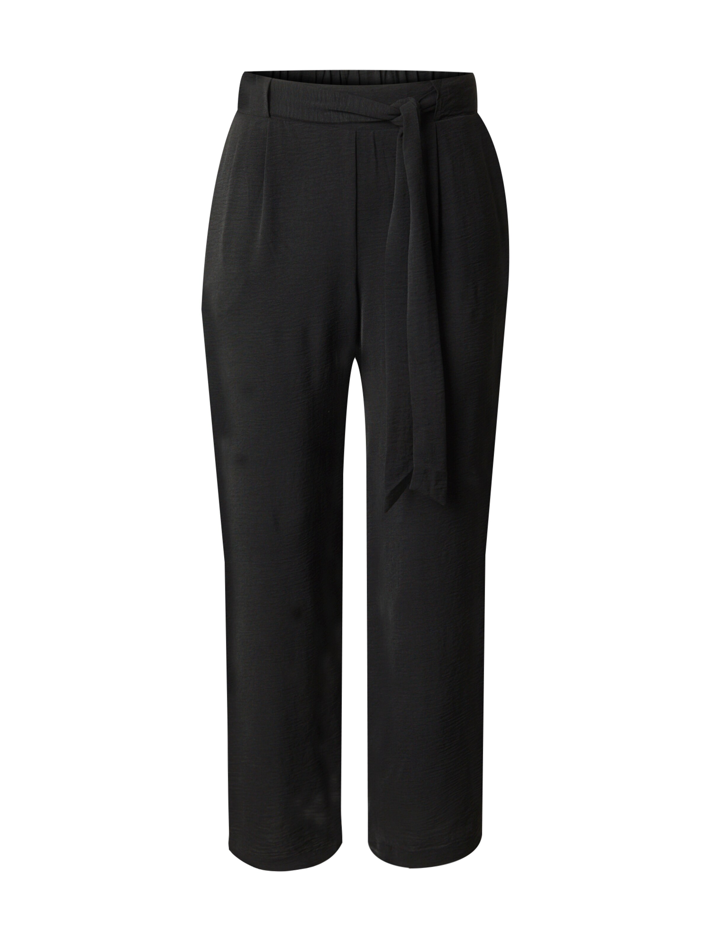 Vero Moda Curve Loosefit Broek 'VMCalva' in Zwart: voorkant