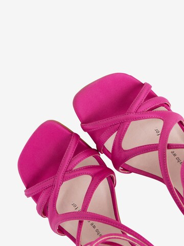 BRONX Strap Sandals 'New-Aladin' in Pink