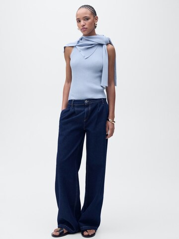 MANGO Stricktop 'BUGAMBI' in Blau