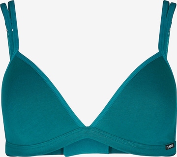 Triangle Soutien-gorge Skiny en bleu : devant