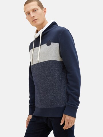 Sweat-shirt TOM TAILOR en bleu