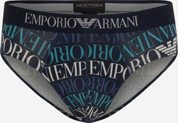 Emporio Armani Slipy w kolorze niebieski: przód