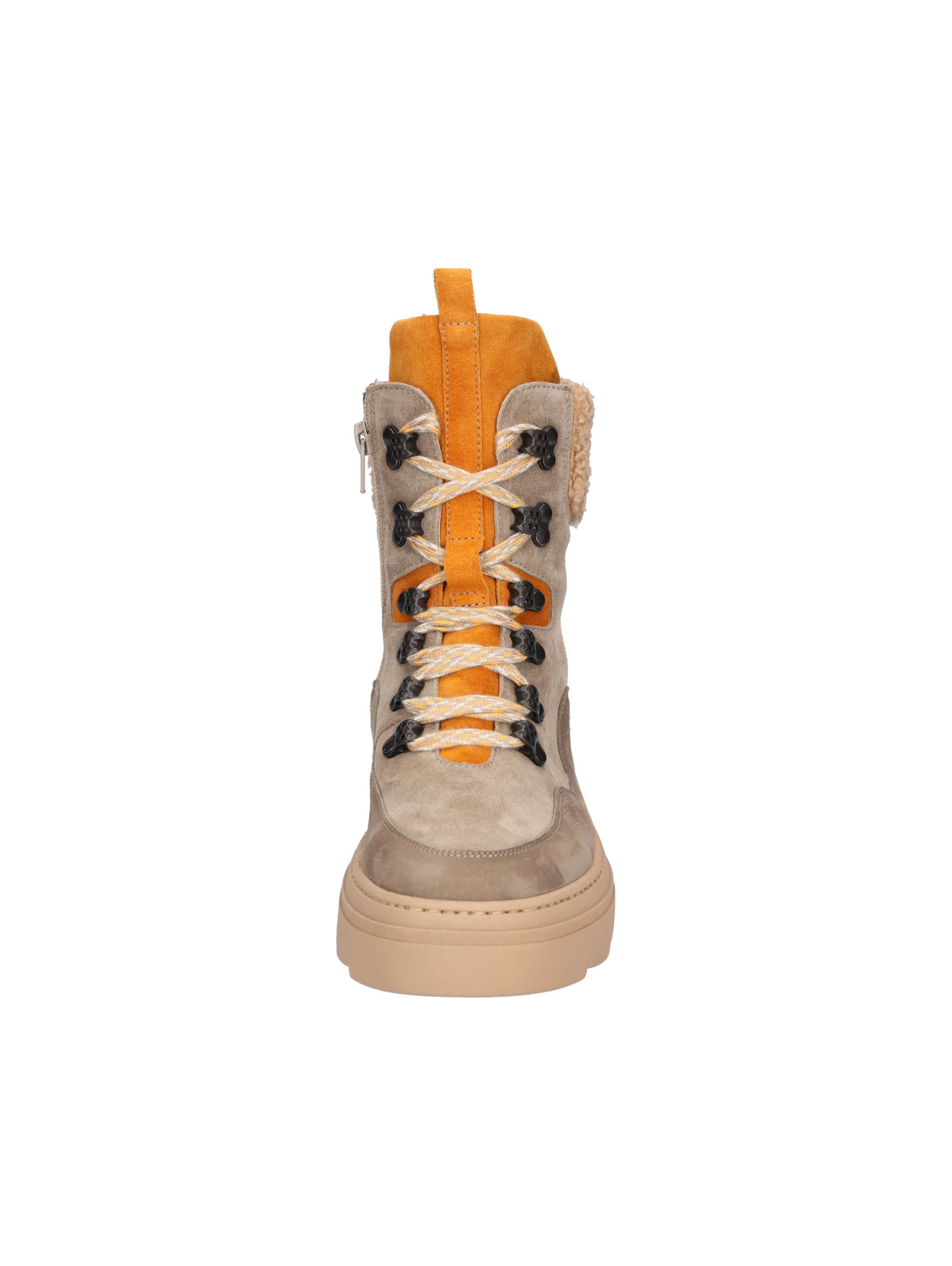 WALDLÄUFER Lace-up bootie 'H-Saiga' in Beige