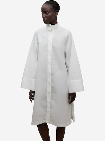 Adolfo Dominguez Sukienka koszulowa w kolorze biały: przód