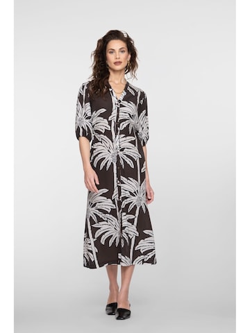Geisha Dress in Brown: front