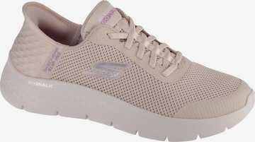 SKECHERS Slip-Ons 'Skechers Slip-Ins: GO WALK Flex - Grand Entry' in Beige: front