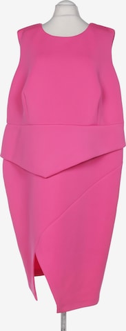 ASOS DESIGN Curve Dress in 8XL in Pink: front