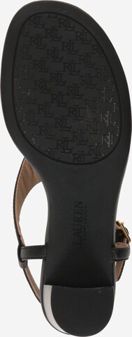 Lauren Ralph Lauren T-bar sandals 'WESTCOTT II' in Black