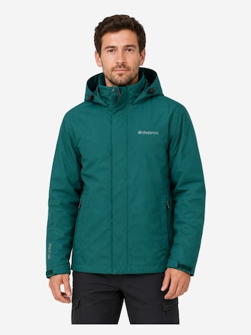 deproc Outdoorová bunda 'Outdoorjacke LAVAL Herren Regenjacke, Wanderjacke' - Zelená