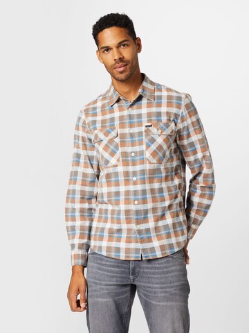 Brixton Regular fit Button Up Shirt 'BOWERY' in Mixed colours: front