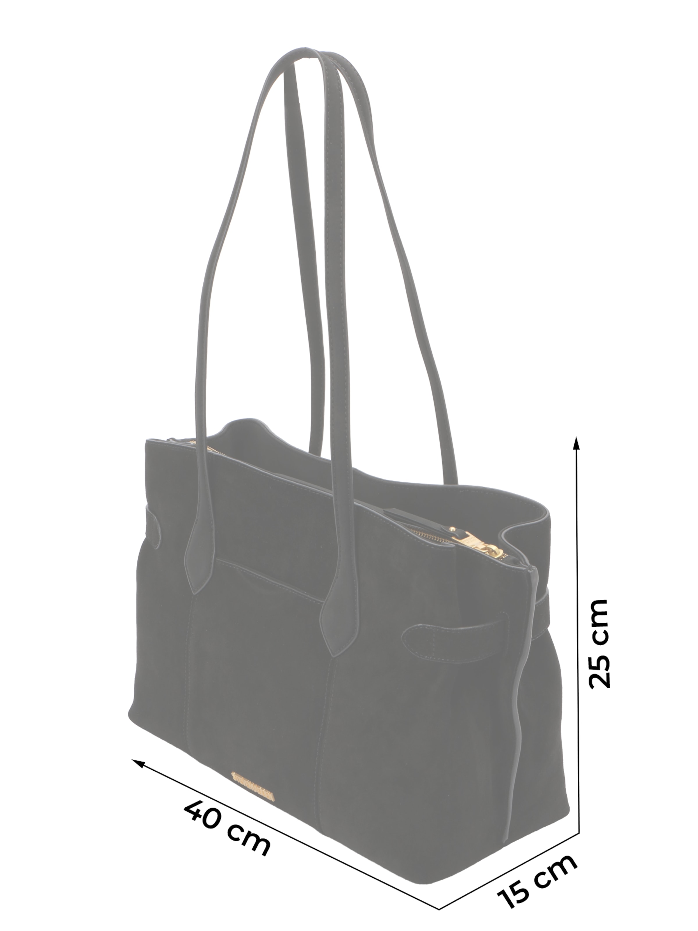 STEVE MADDEN Skuldertaske 'Bsallie' i sort: forside
