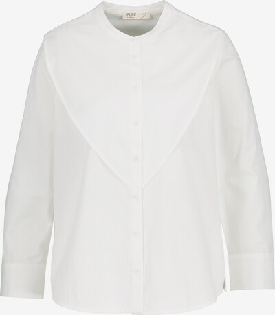 Ulla Popken Bluse  (GOTS) in offwhite, Produktansicht