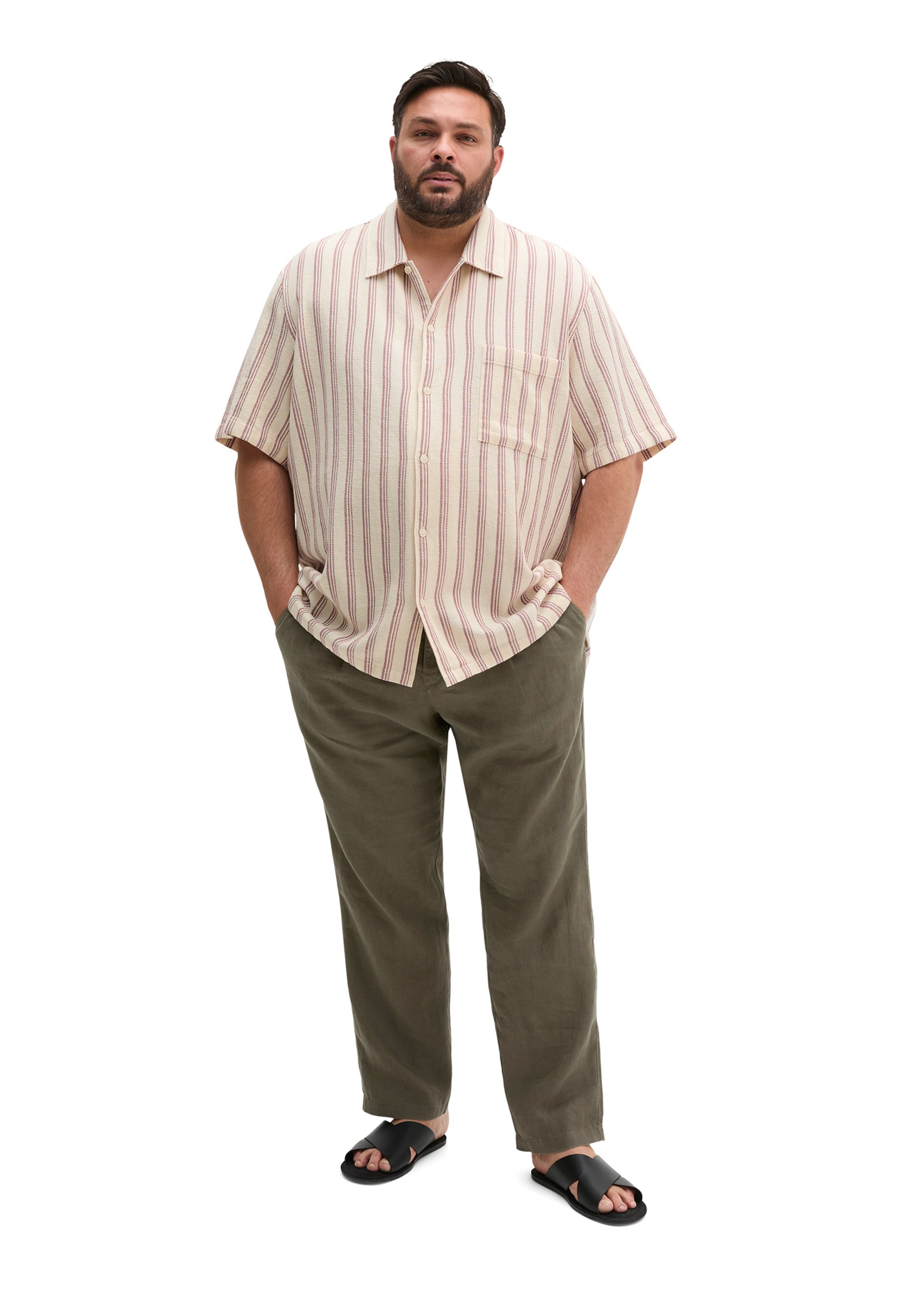 Marc O'Polo Regular Fit Hemd in Beige