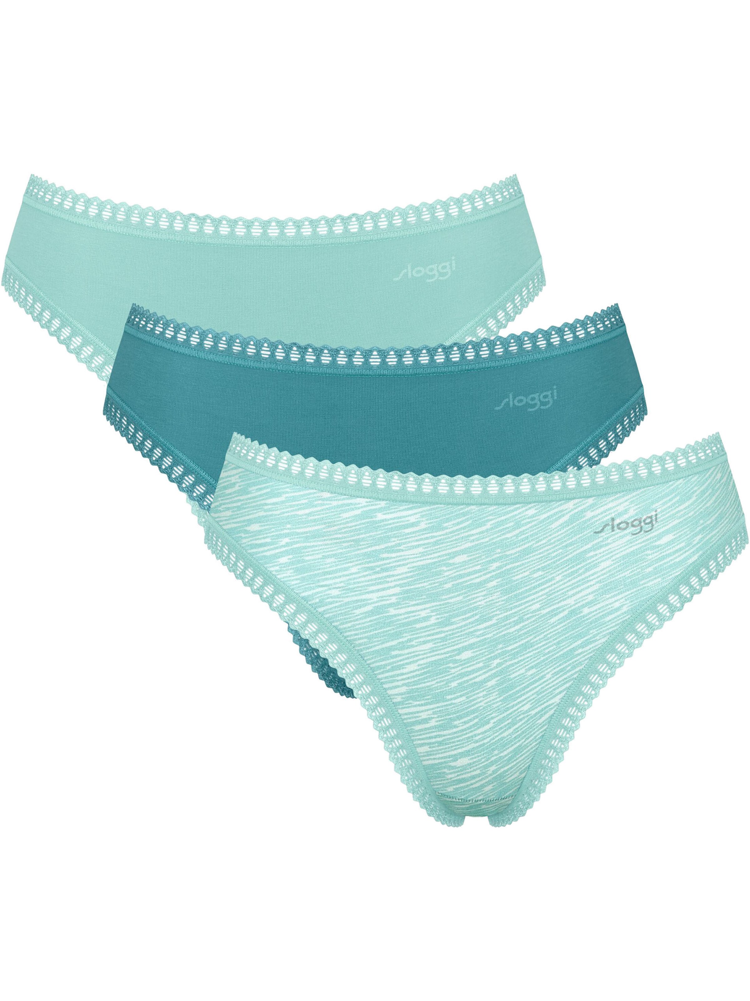 SLOGGI Tai-Slip ' Blue GO Crush ' in Blau: Vorderseite