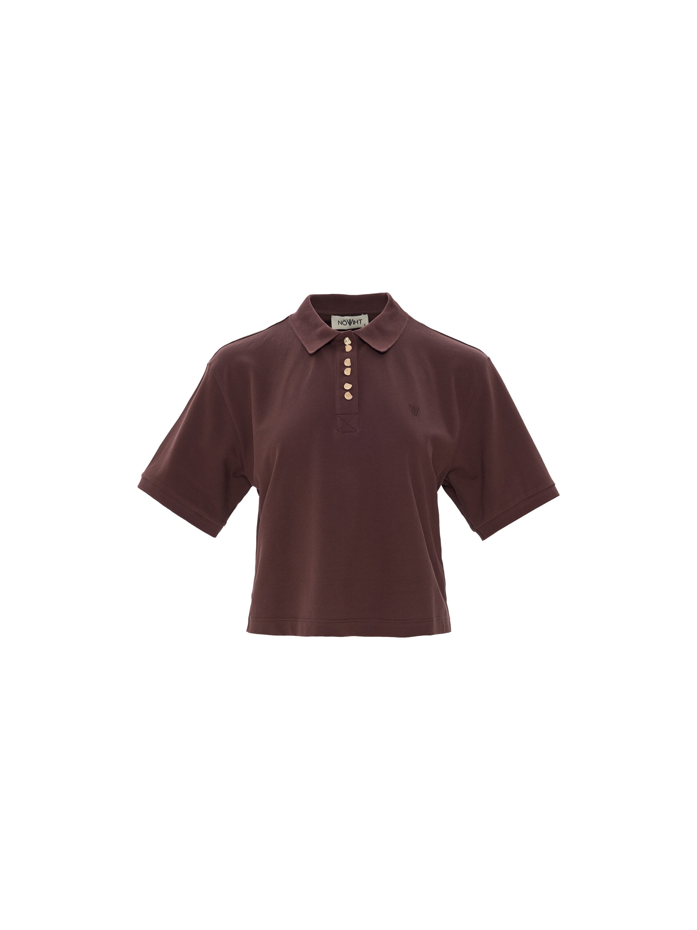 T-shirt 'Emma' NOWIHT en marron : devant