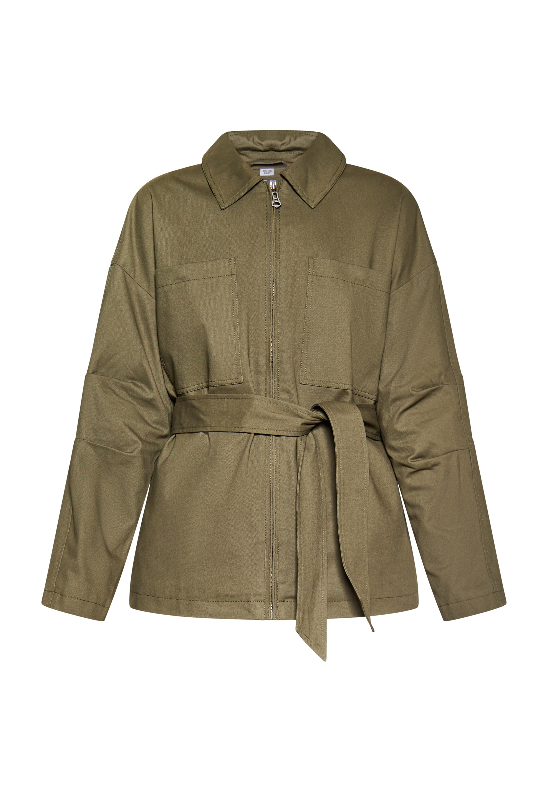 DreiMaster Vintage Демисезонная куртка в Зеленый: спереди