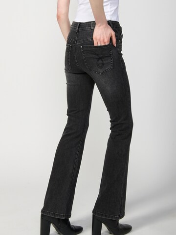 KOROSHI Regular Jeans 'Glocke' in Black
