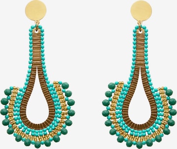 IZIA - Brincos em ouro: frente