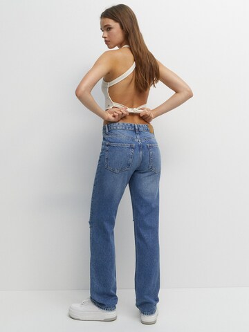 Pull&Bear Loosefit Jeans in Blau