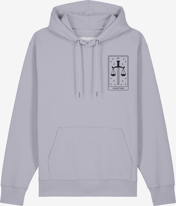 Watapparel Sweatshirt ' Tarot Justice ' in Lila: voorkant