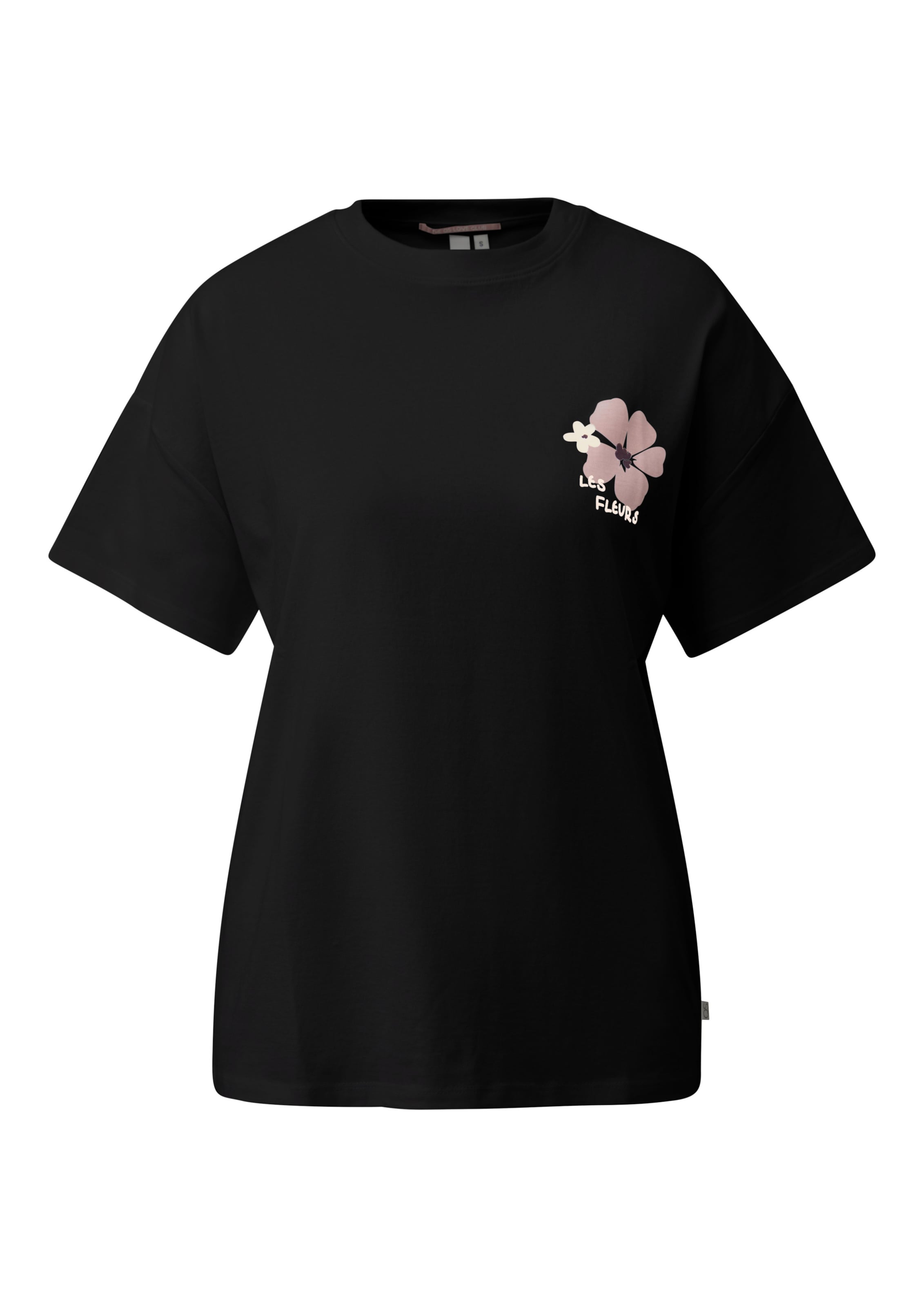 QS T-Shirt in Schwarz: Vorderseite