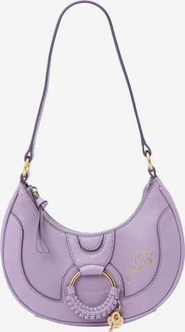 Sac bandoulière See by Chloé en violet : devant