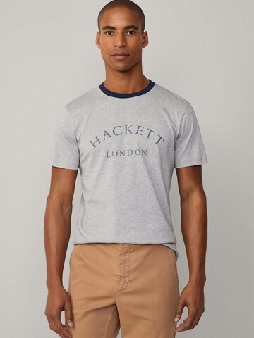 Hackett London T-Shirt 'Heritage' in Grau: Vorderseite