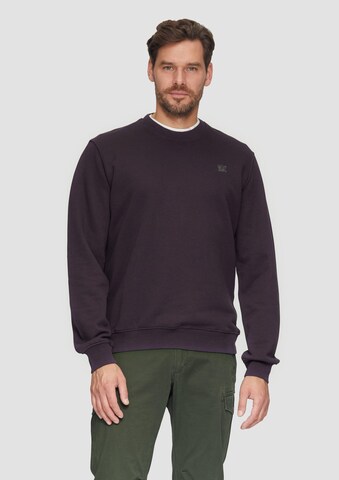 Sweat-shirt s.Oliver en violet : devant
