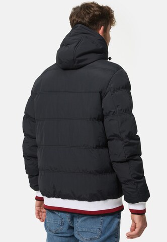 INDICODE JEANS Winterjas 'Marlon' in Zwart