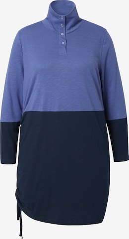 Ulla Popken Shirt in Blau: Vorderseite