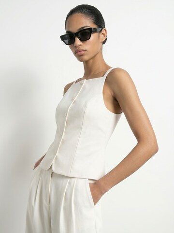 HYPEDROP Top 'ORIETTA' in White: front