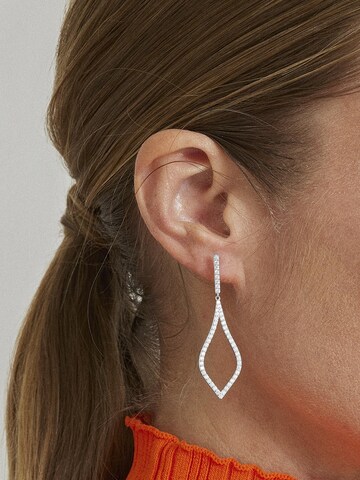 Luxenter Oorbellen 'Materish' in Zilver