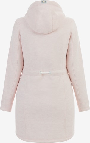 Schmuddelwedda Fleece jas 'Kawai' in Roze