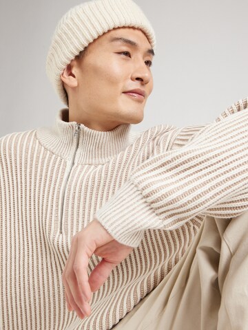 Pull-over Abercrombie & Fitch en beige