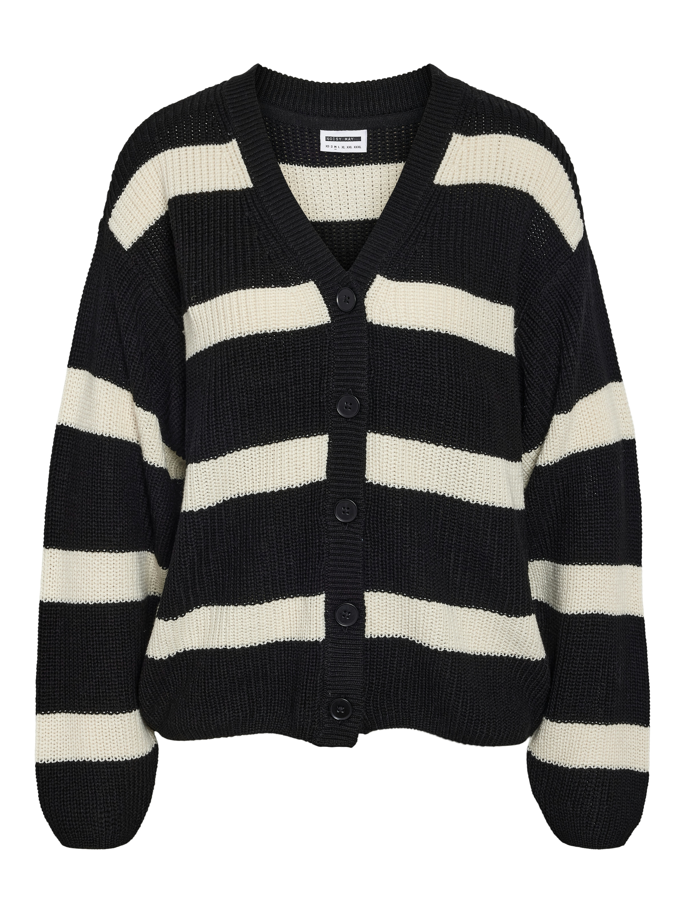 Noisy may Knit cardigan 'Maysa' in Black: front