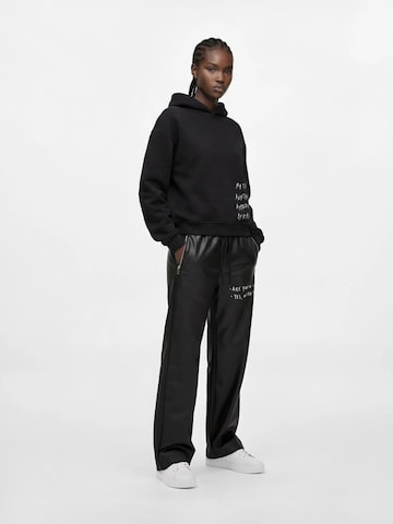 KARL LAGERFELD JEANS Sweatshirt ' KLJ X Pietro Terzini Boxy Kapuzenpullover ' i sort