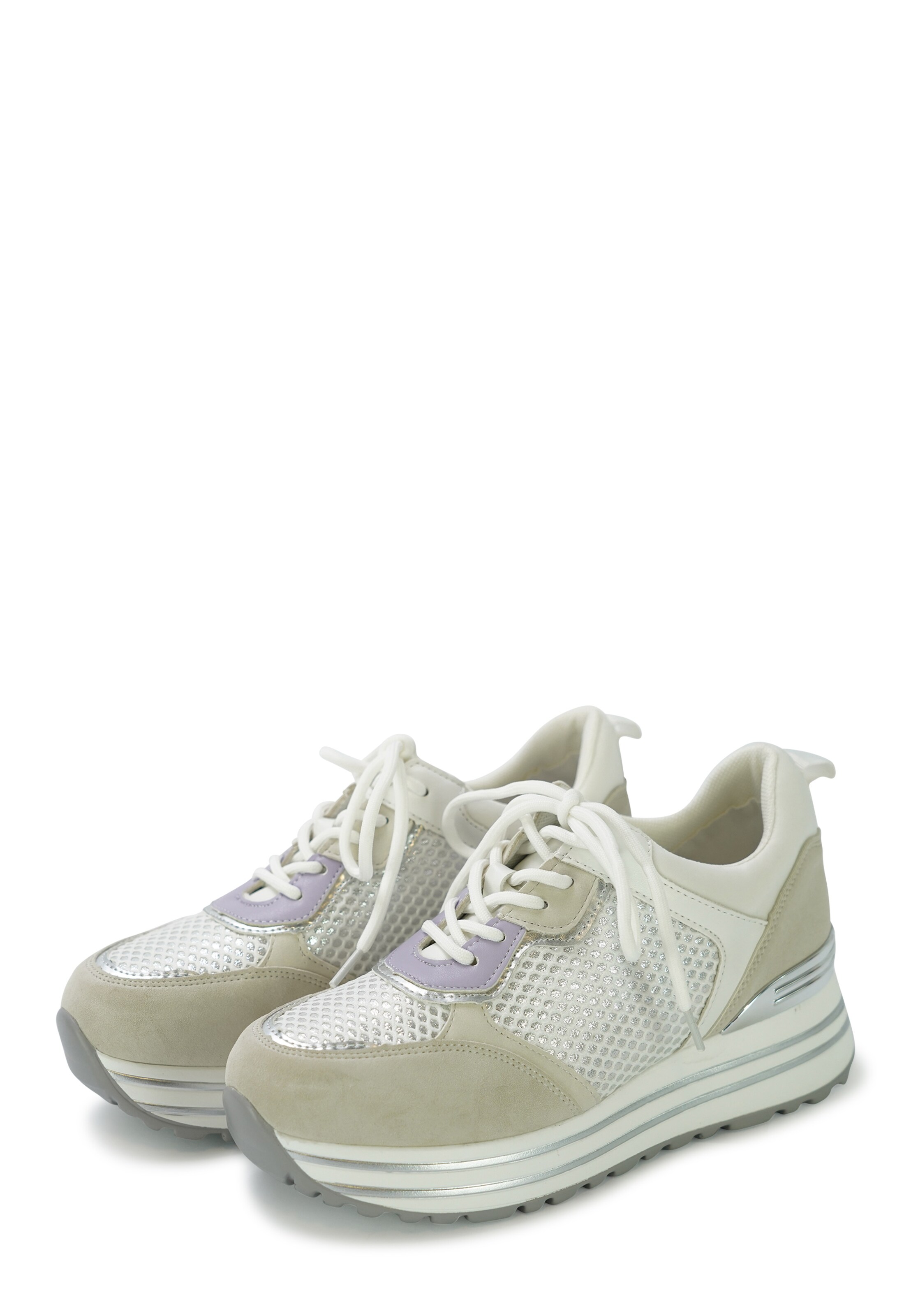 Lady Glory Platform trainers 'MAGALI' in White