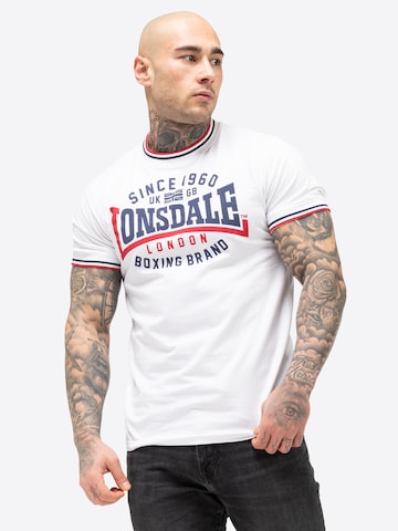 LONSDALE Shirt 'Gavrene' in White: front