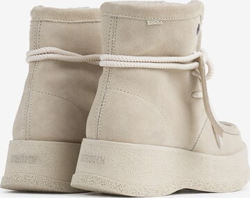 BRONX Lace-Up Ankle Boots 'Phoeb-E' in Beige