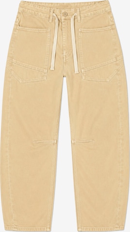 Le Temps Des Cerises Loose fit Jeans in Yellow: front