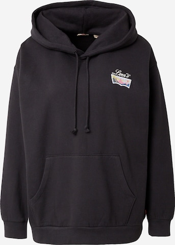 LEVI'S ® Sweatshirt 'Graphic Salinas Hoodie' i svart: forside