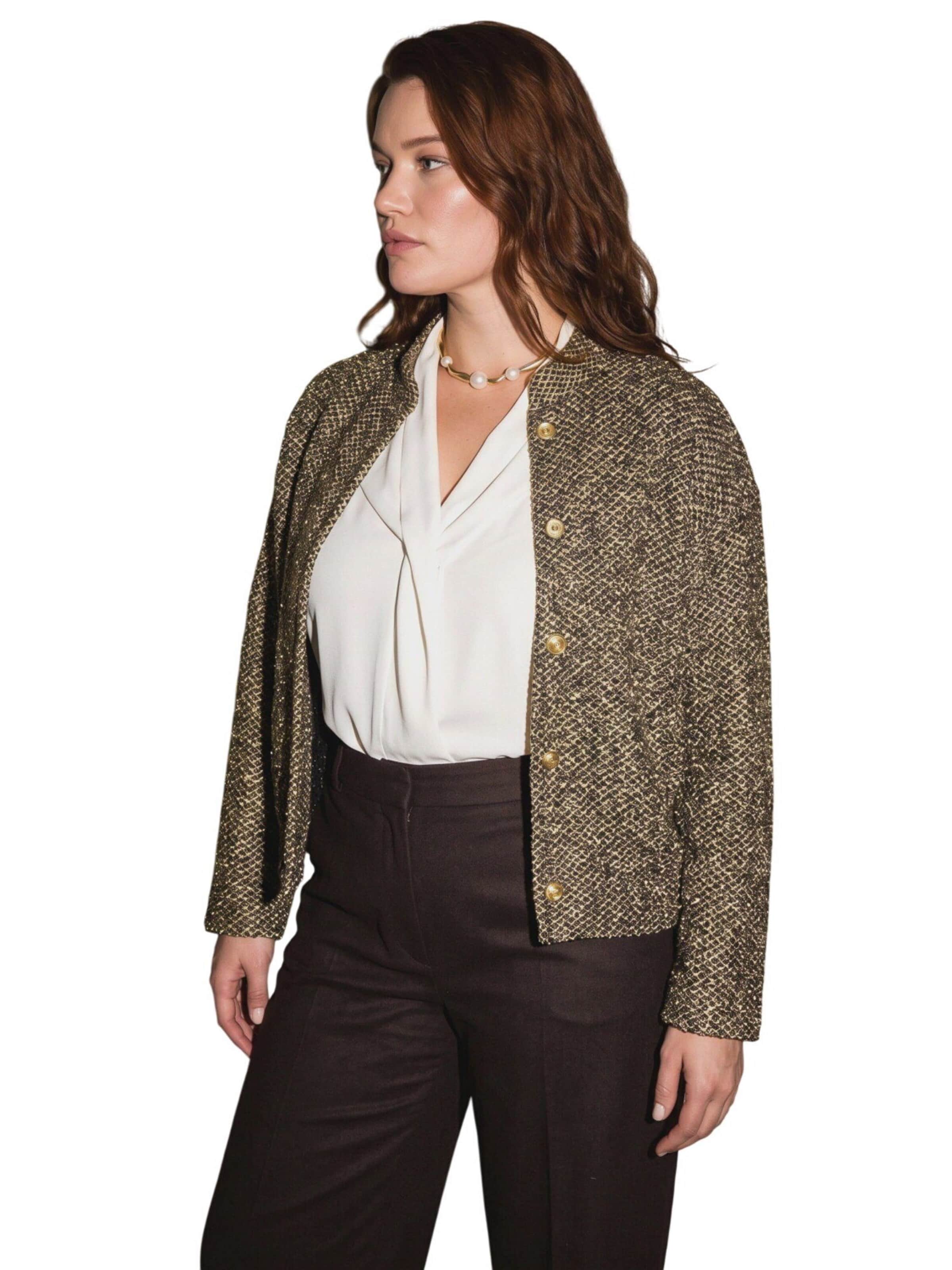 Shape Of You Between-season jacket in Black